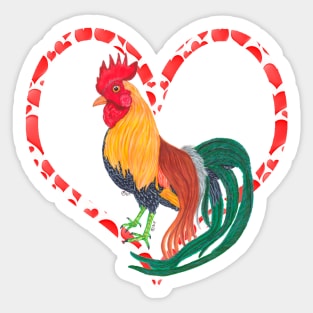 YOKOHAMA CHICKEN HEART Sticker